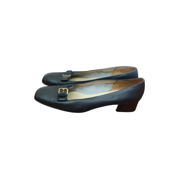 Bally Swiss - Shoes Pertisa Black Leather Size 10 - Picture 4 of 11